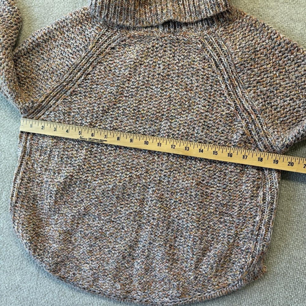 Prana Callisto Colorful Western Raglan Knit Turtleneck Sweater Woman's Sz M - Picture 4 of 10